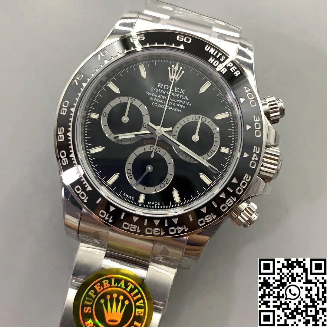 Lightweight Rolex Cosmograph Daytona M126500LN-0002 VS Factory 4131 Movement Black Bezel 1076