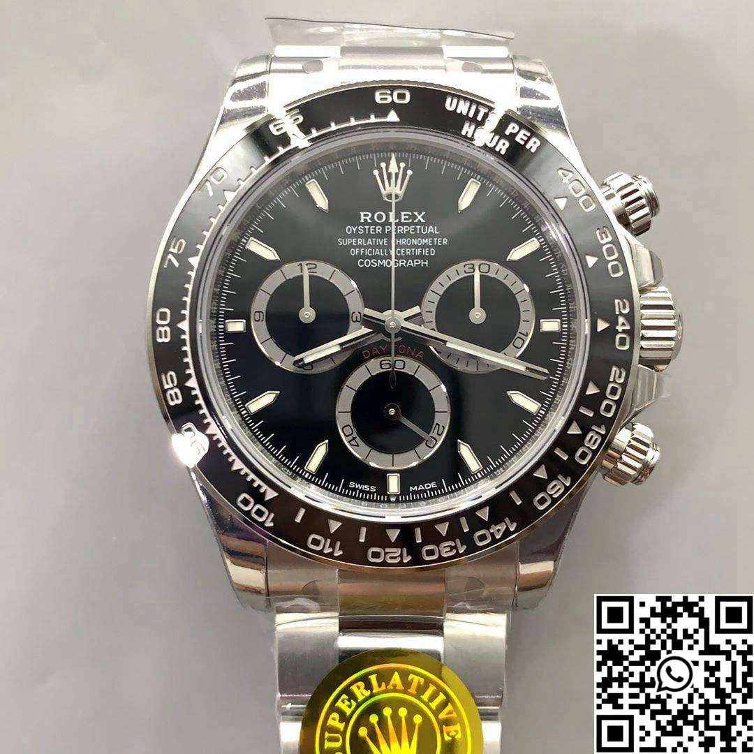 Lightweight Rolex Cosmograph Daytona M126500LN-0002 VS Factory 4131 Movement Black Bezel 1076