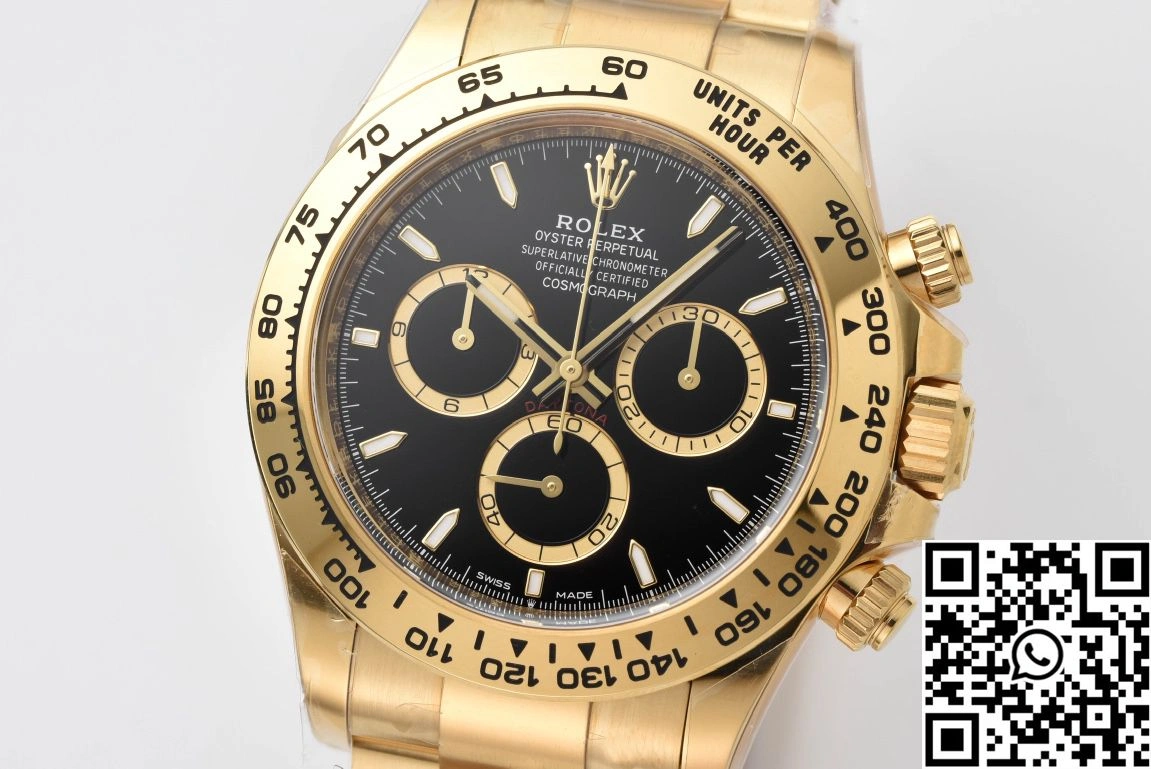 SunProtective Rolex Cosmograph Daytona M126503 Clean Factory Gold Bezel (Copy) 1040