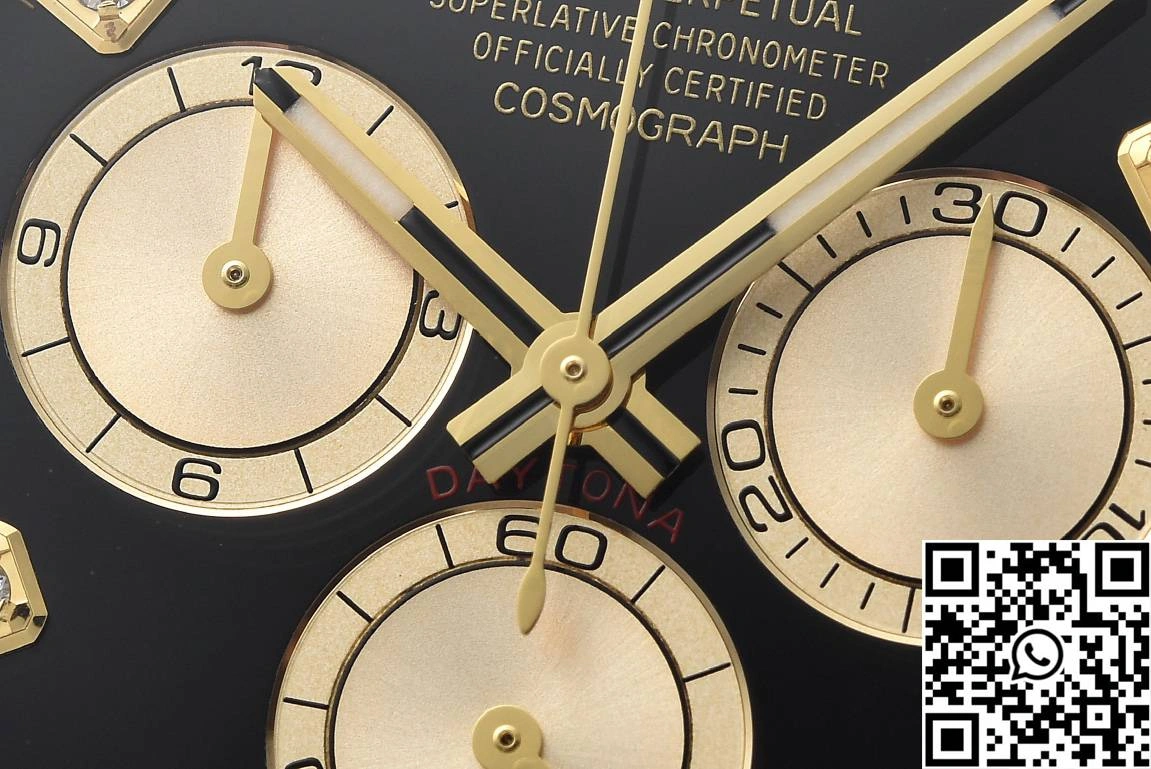 Rolex Cosmograph Daytona M126503 Clean Factory Gold Bezel Diamond Hourmarker Original 1083