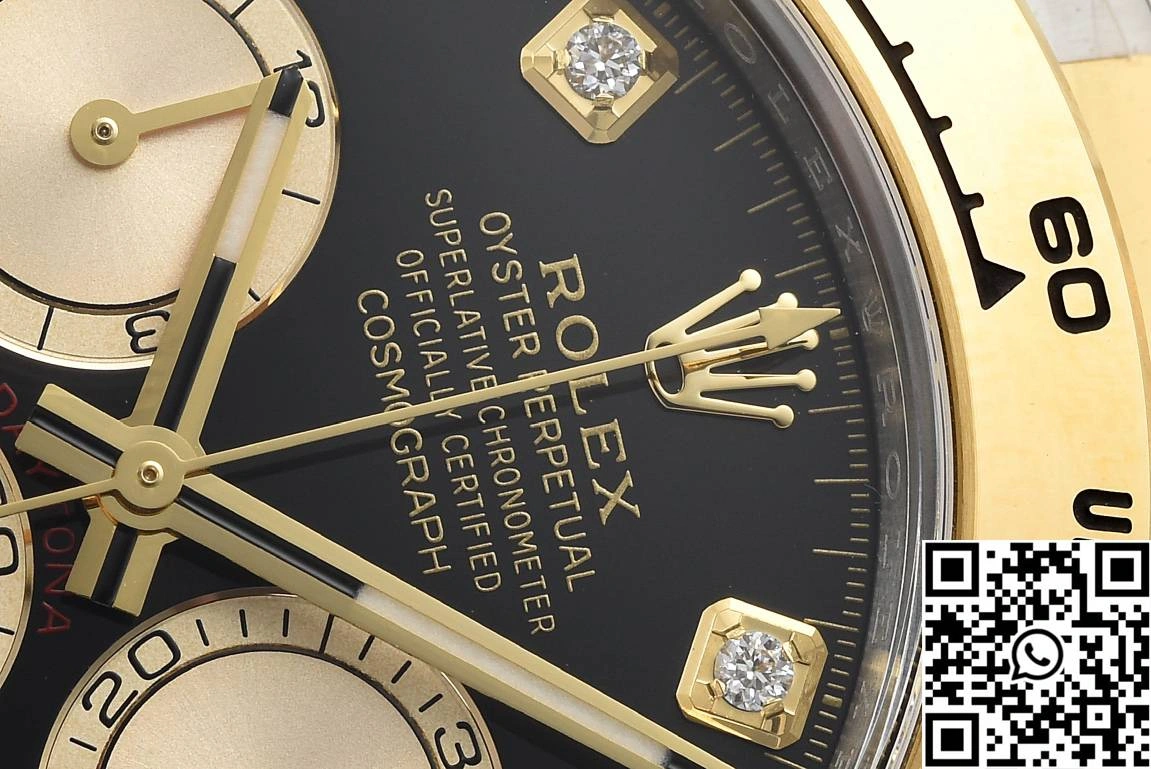 Rolex Cosmograph Daytona M126503 Clean Factory Gold Bezel Diamond Hourmarker Original 1083
