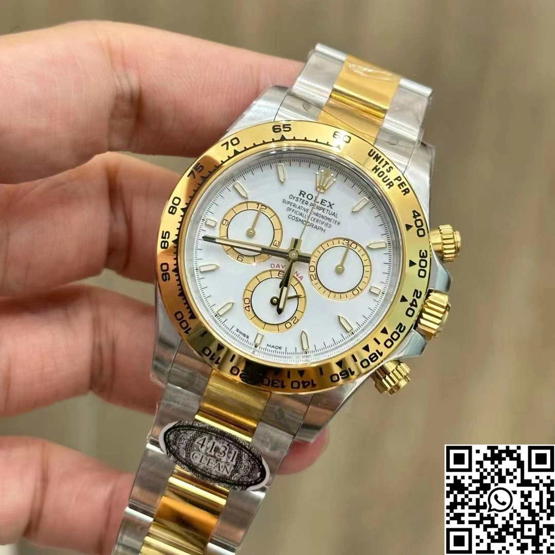 Rolex Cosmograph Daytona M126503 Clean Factory Gold Bezel Efficient 1088