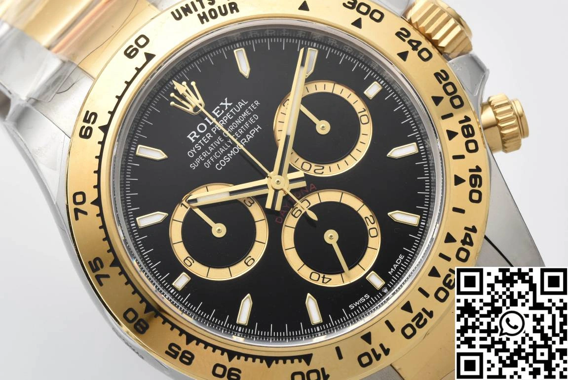 Bold Rolex Cosmograph Daytona M126503 Clean Factory Gold Bezel 1128