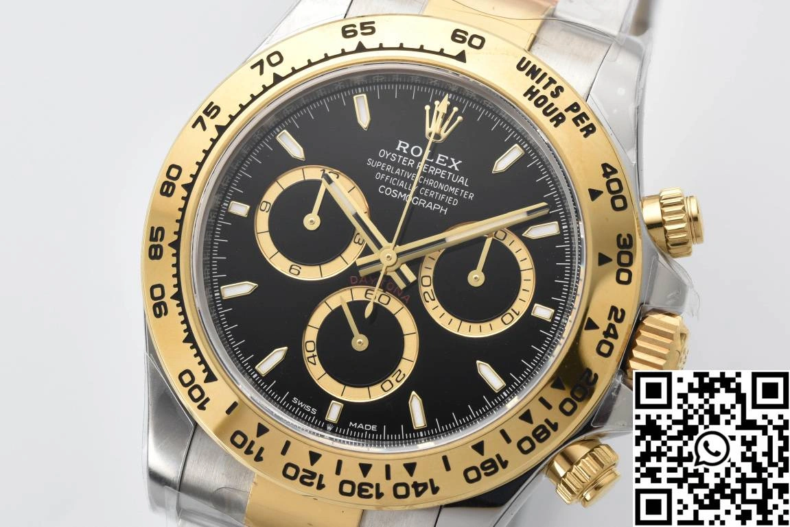Bold Rolex Cosmograph Daytona M126503 Clean Factory Gold Bezel 1128