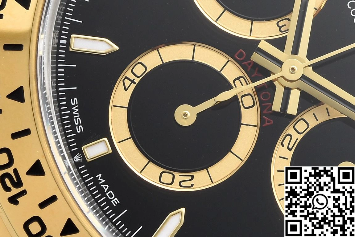 Bold Rolex Cosmograph Daytona M126503 Clean Factory Gold Bezel 1128