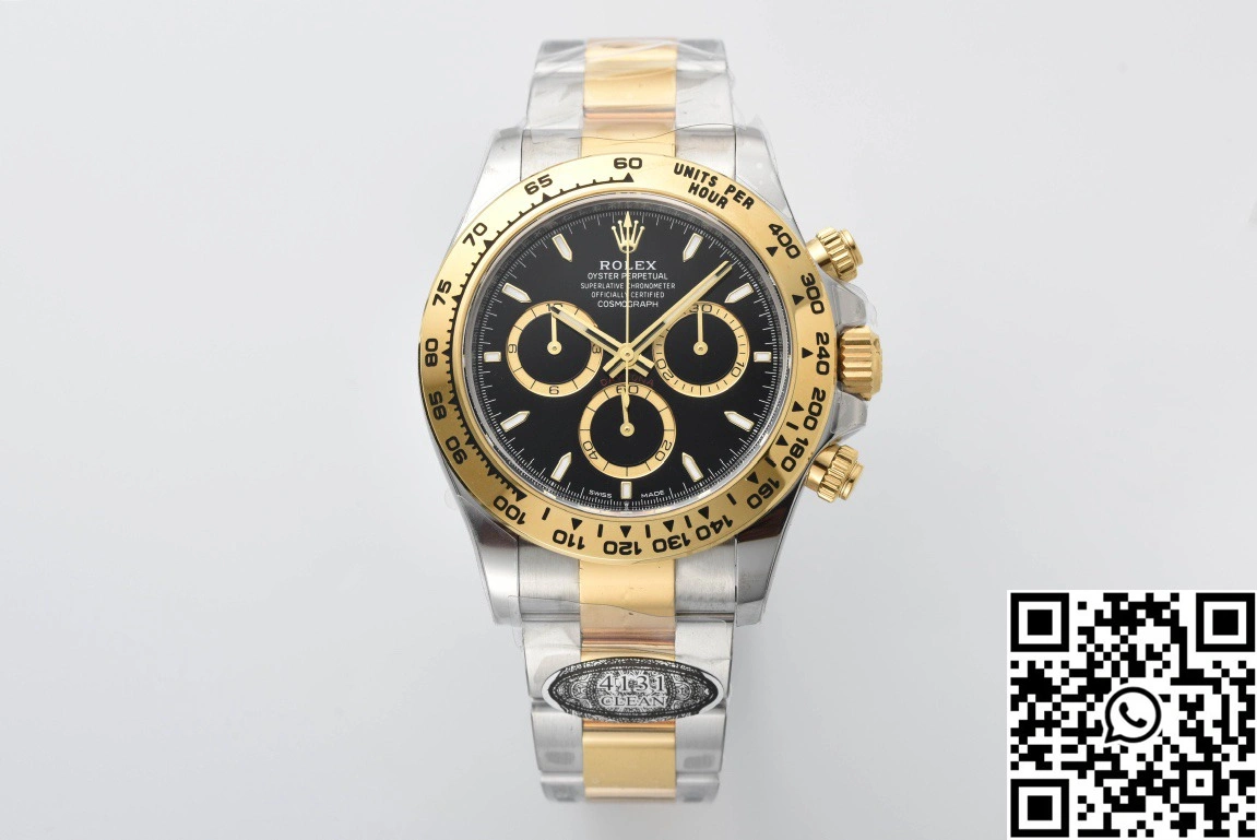 Bold Rolex Cosmograph Daytona M126503 Clean Factory Gold Bezel 1128