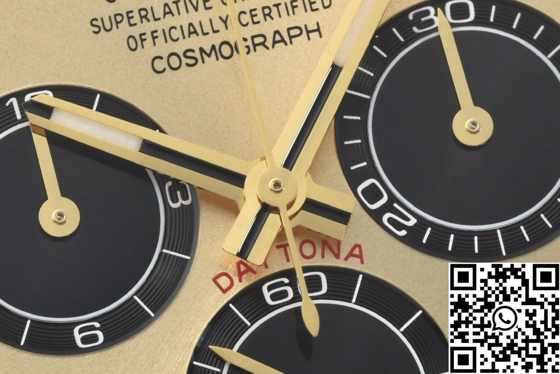 Rolex Cosmograph Daytona M126508 Clean Factory Gold Bezel Lightweight 1084