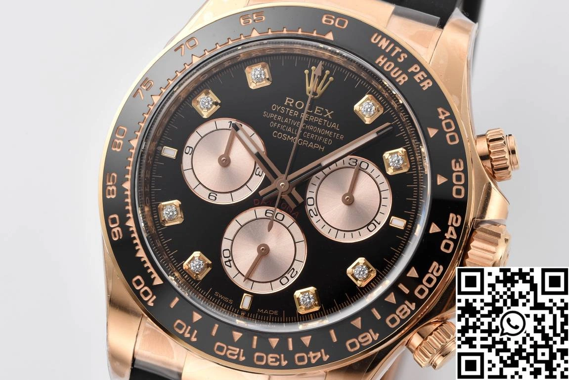 Functional Rolex Cosmograph Daytona M126515LN-0004 Clean Factory Black Bezel 1095
