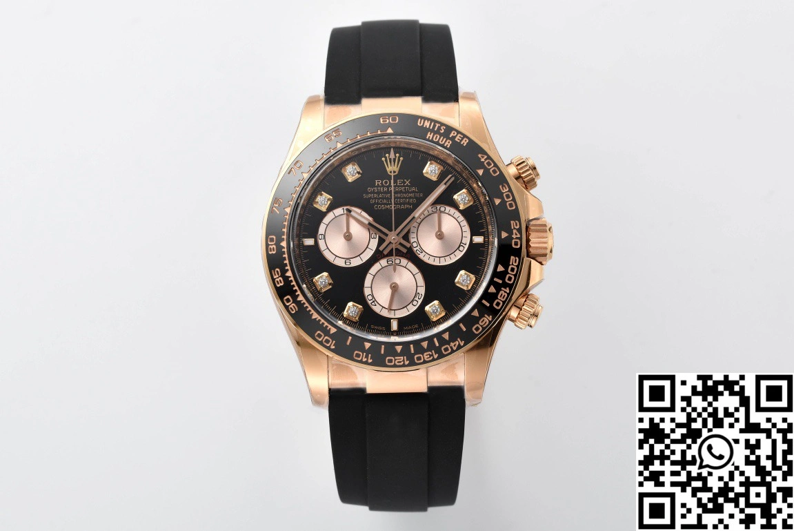 Functional Rolex Cosmograph Daytona M126515LN-0004 Clean Factory Black Bezel 1095