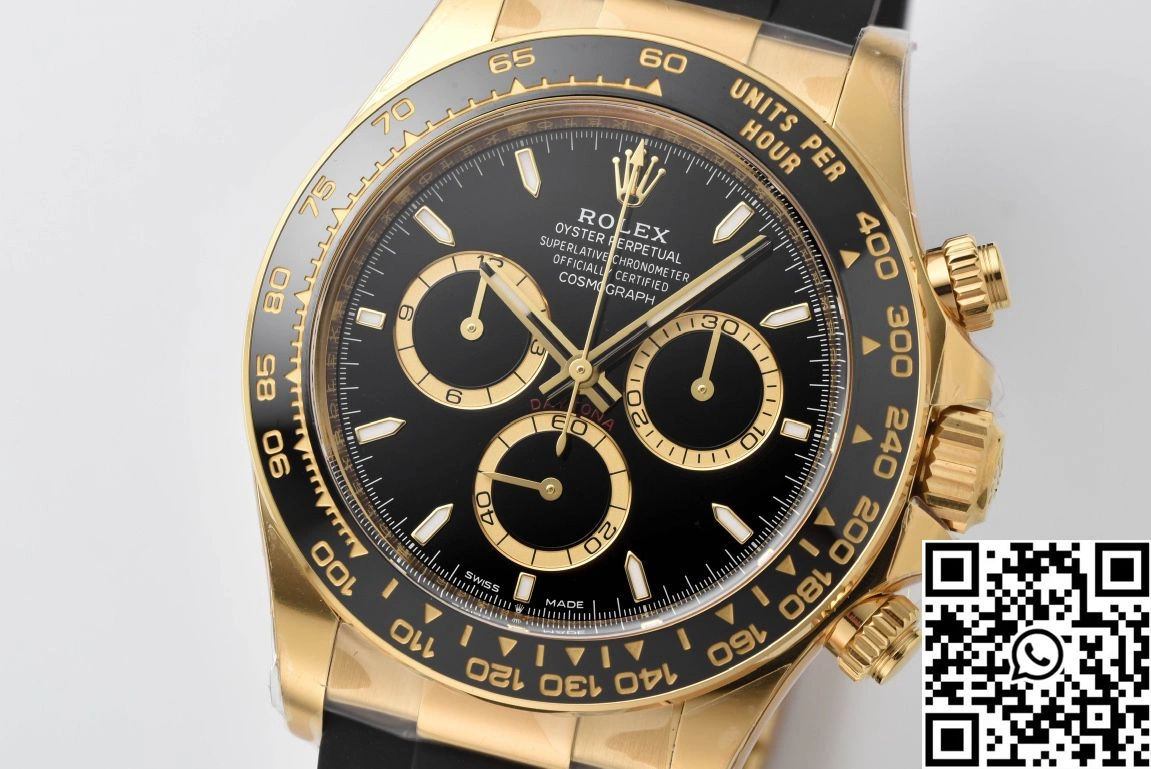 QuickDry Rolex Cosmograph Daytona M126518 Clean Factory Black Bezel 1138