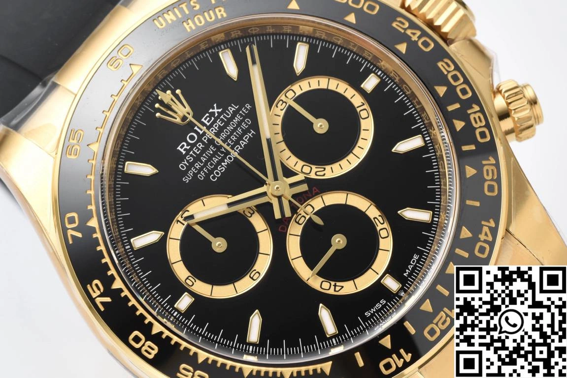 QuickDry Rolex Cosmograph Daytona M126518 Clean Factory Black Bezel 1138