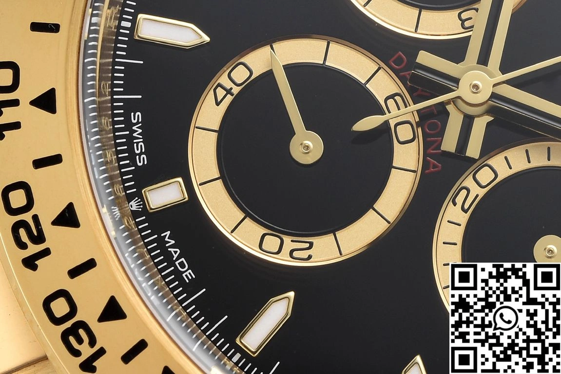 QuickDry Rolex Cosmograph Daytona M126518 Clean Factory Black Bezel 1138