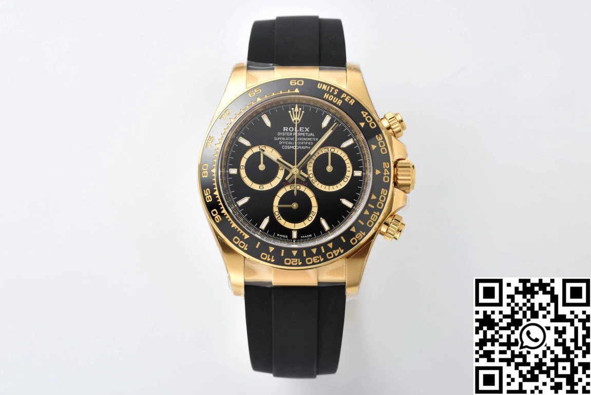 QuickDry Rolex Cosmograph Daytona M126518 Clean Factory Black Bezel 1138
