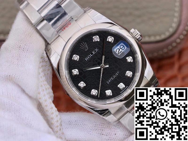 SmoothTexture Rolex Datejust 116200 36mm DJ Factory Black Dial 730