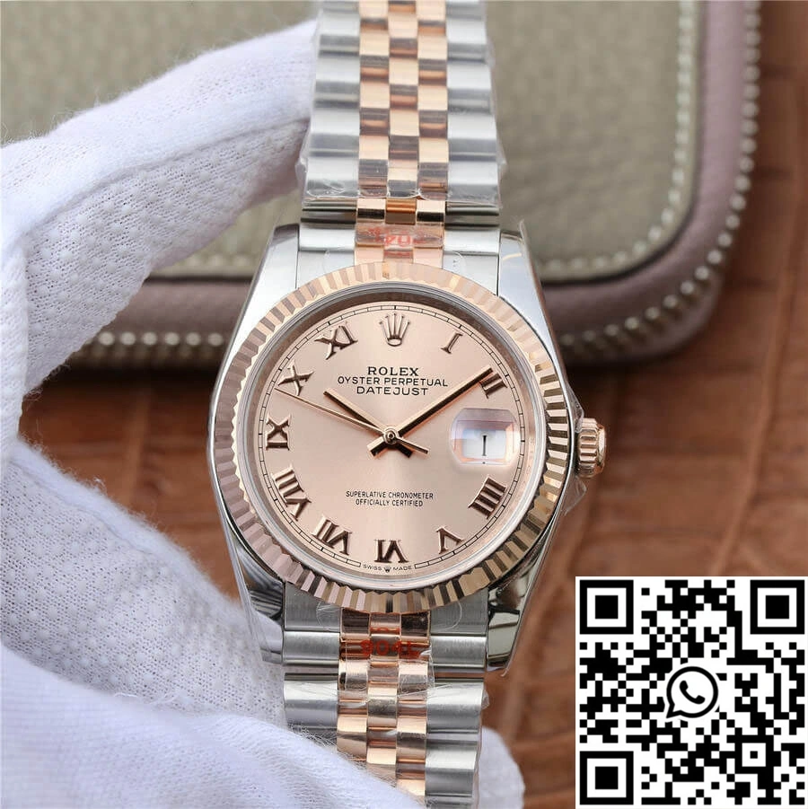 Rolex Datejust 116231 36MM GM Factory Pink Dial Modern 675