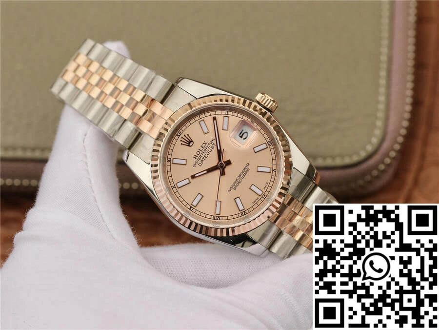 Rolex Datejust 116231 36MM GM Factory Rose Gold Pink Dial Affordable 646
