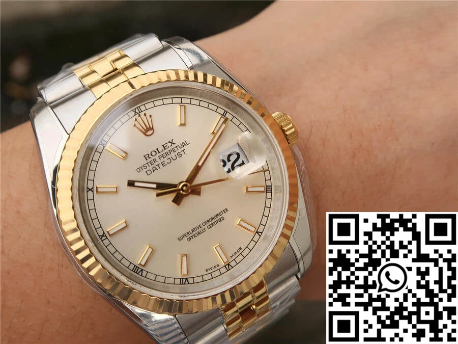 Rolex Datejust 116233 36MM AR Factory Yellow Gold Unique 635