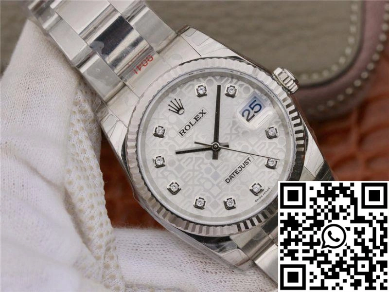 Rolex Datejust 116234 36MM AR Factory Diamond-printed Dial DailyWear 642