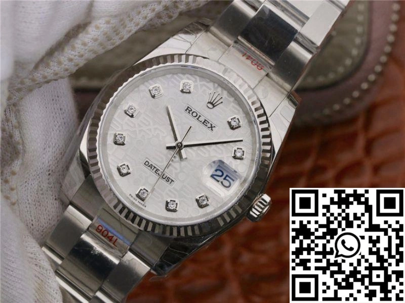 Rolex Datejust 116234 36MM AR Factory Diamond-printed Dial DailyWear 642
