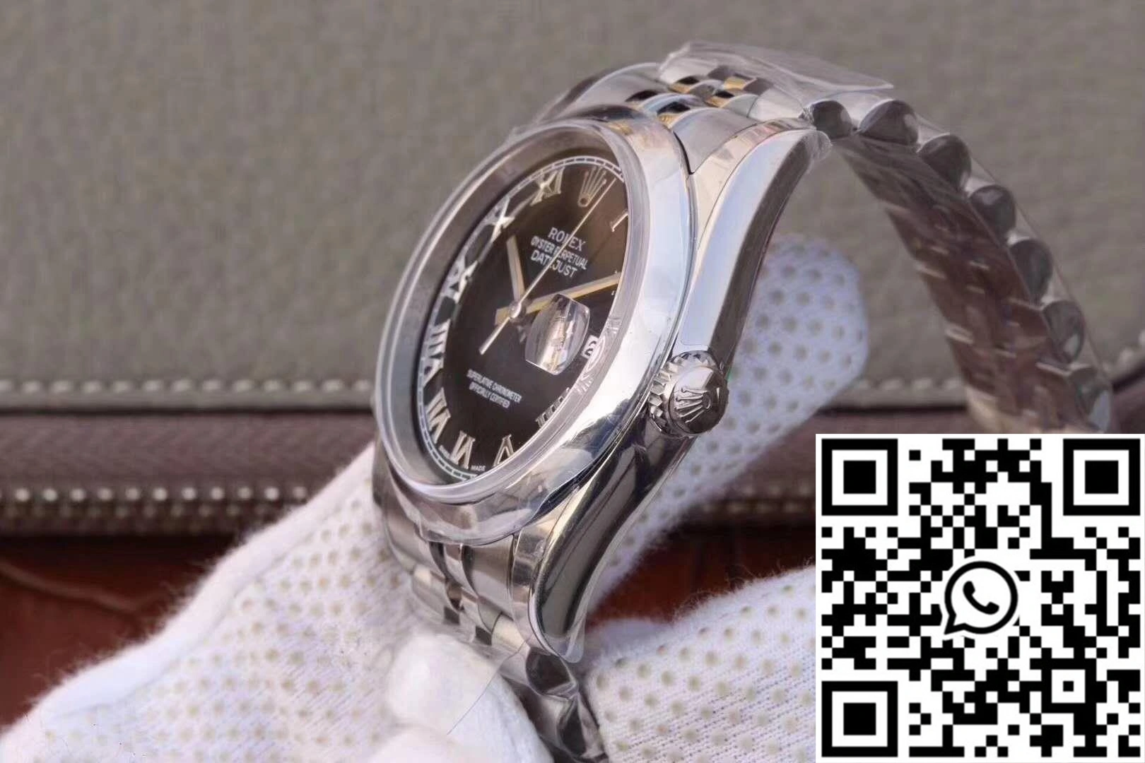Rolex Datejust 116234 36mm AR Factory Black Dial Rome Time Scale Comfortable 640