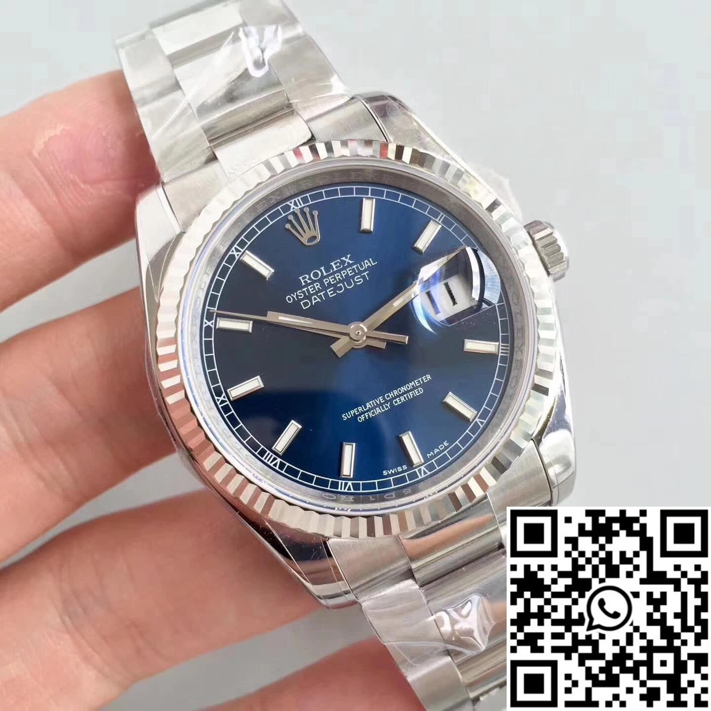 Refined Rolex Datejust 116234 36mm AR Factory V2 Blue Dial 660