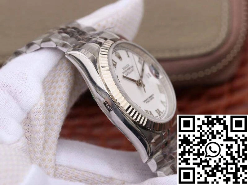 Rolex Datejust 116234 36mm AR Factory White Dial With Roman Time Scale FastDry 678