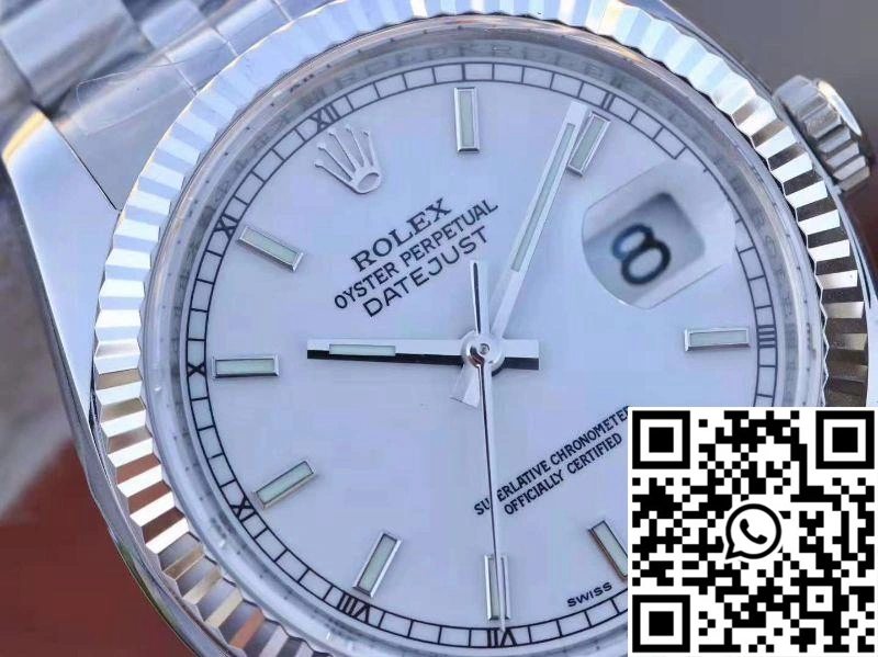 Rolex Datejust 116234 36mm AR Factory White Enamel Dial Comfortable 632