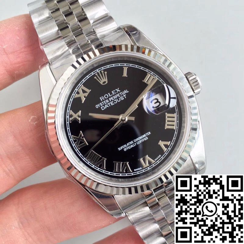 Rolex Datejust 116334 41MM EW Factory Black Dial Elegant 707