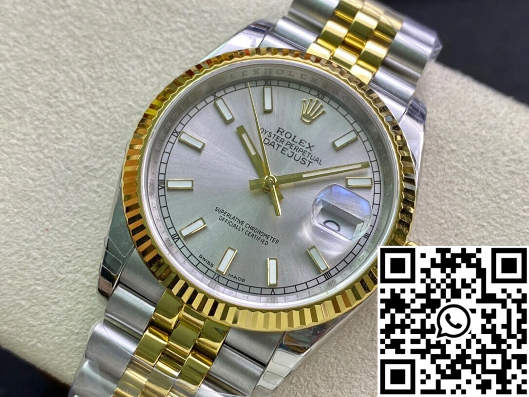 Rolex Datejust 126233 36MM EW Factory Yellow Gold RelaxedFit 748