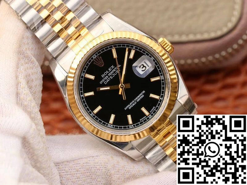 Rolex Datejust 126233 36mm AR Factory Black Dial Unisex 693