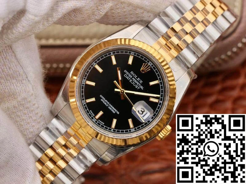 Rolex Datejust 126233 36mm AR Factory Black Dial Unisex 693