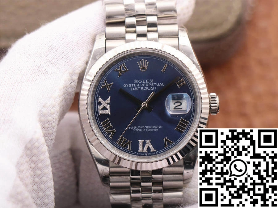 Rolex Datejust 126234 EW Factory Blue Dial Sporty 641