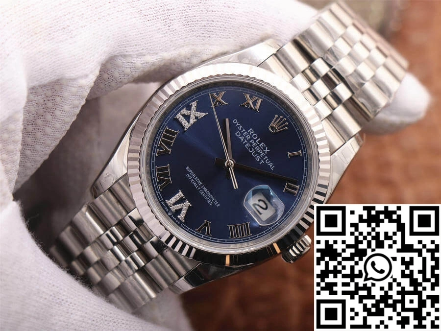 Rolex Datejust 126234 EW Factory Blue Dial Sporty 641