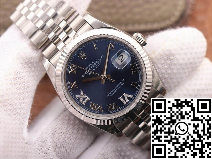 Rolex Datejust 126234 EW Factory Blue Dial Sporty 641
