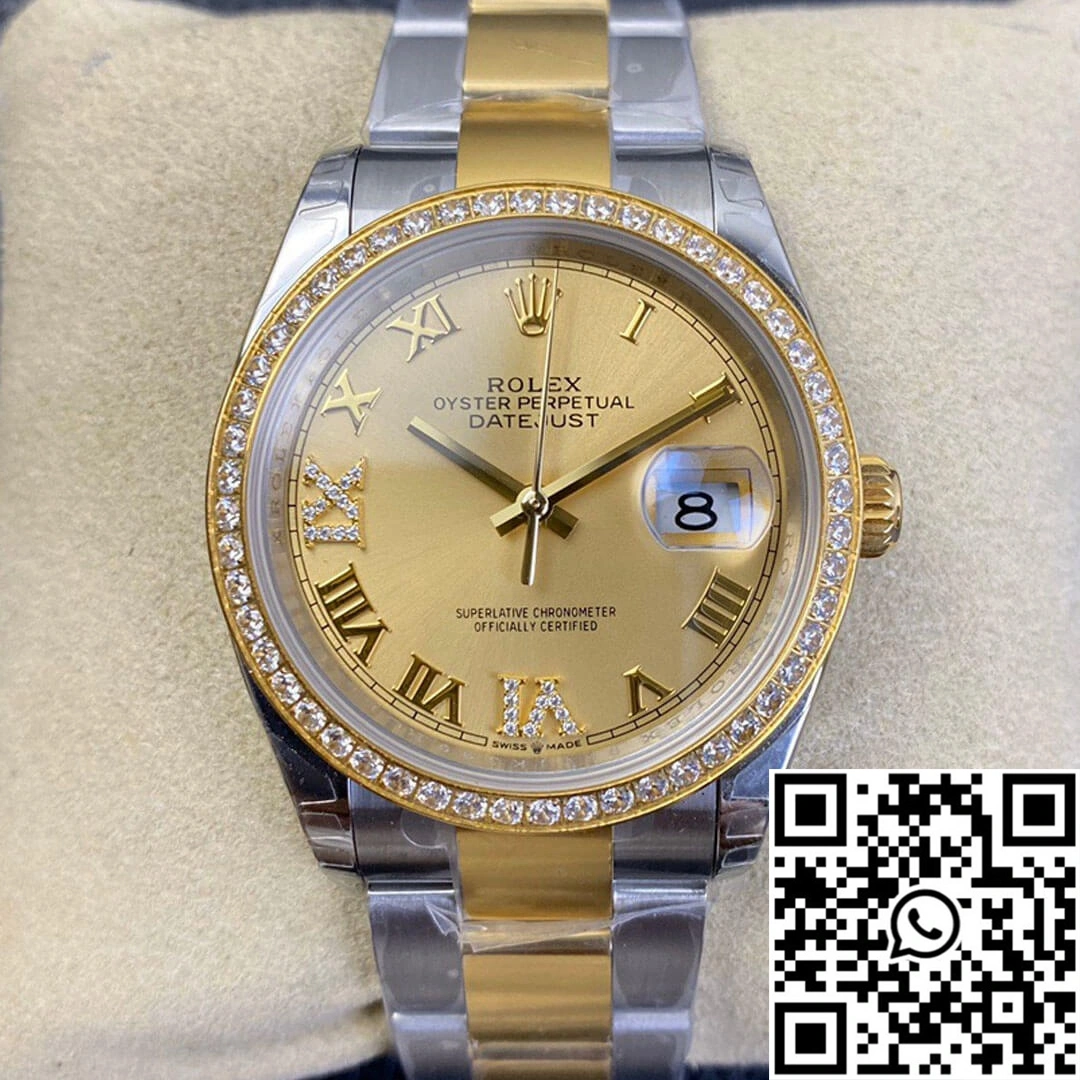 Rolex Datejust 126283 EW Factory Diamond Gold Dial Sustainable 699