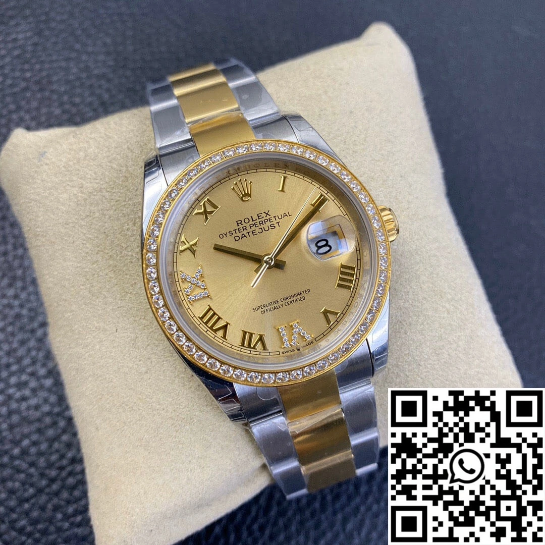 Rolex Datejust 126283 EW Factory Diamond Gold Dial Sustainable 699