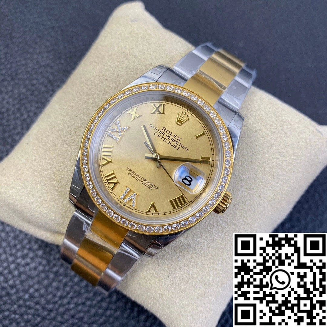 Rolex Datejust 126283 EW Factory Diamond Gold Dial Sustainable 699