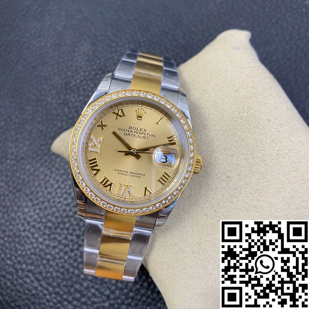 Rolex Datejust 126283 EW Factory Diamond Gold Dial Sustainable 699