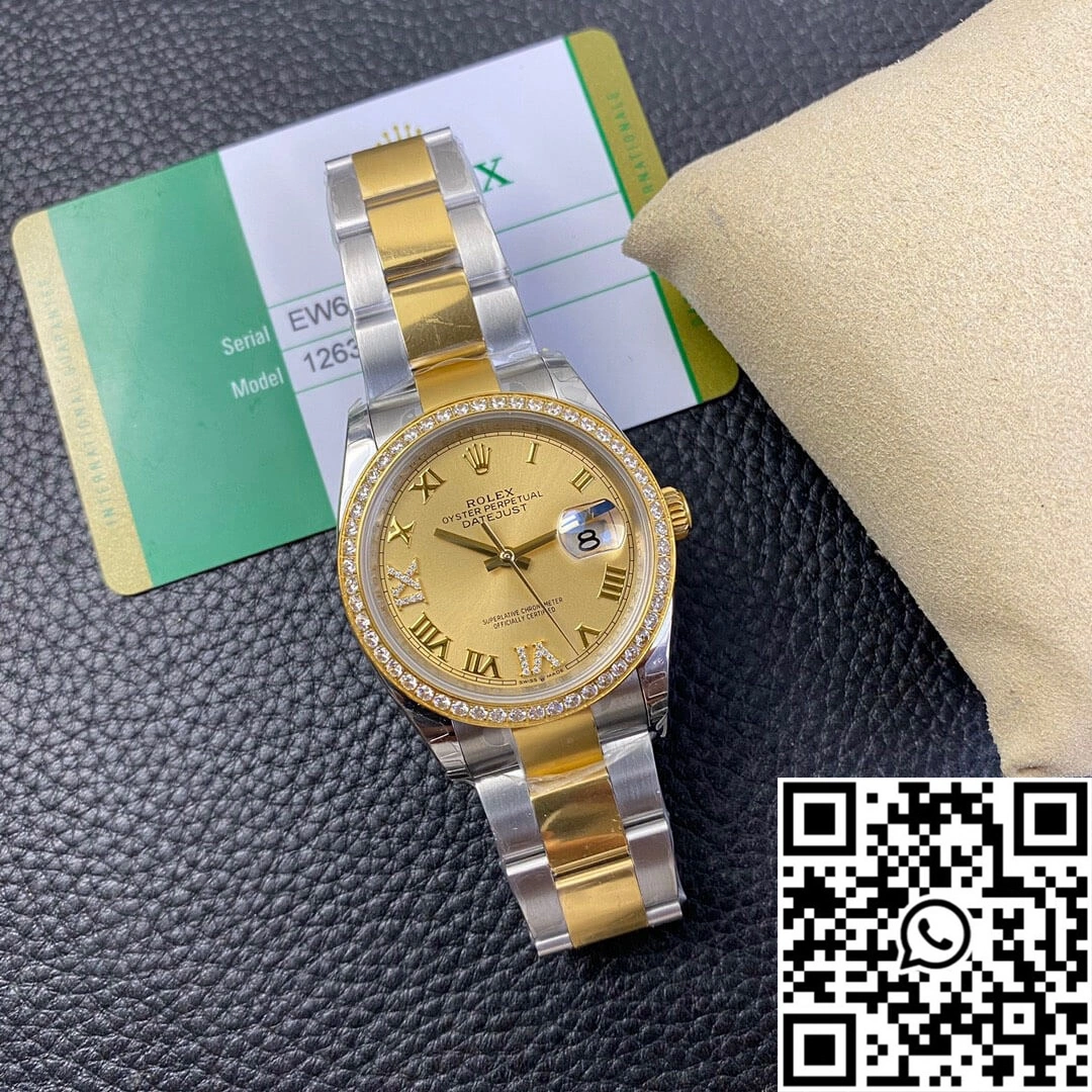Rolex Datejust 126283 EW Factory Diamond Gold Dial Sustainable 699