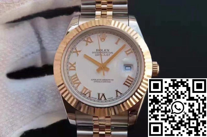 Resilient Rolex Datejust 126333-006 41mm White Rhodium Dial 741