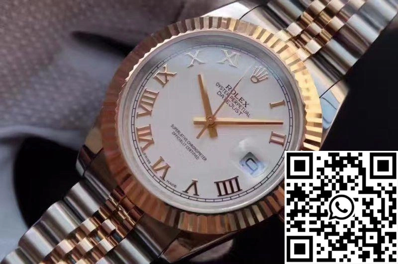 Resilient Rolex Datejust 126333-006 41mm White Rhodium Dial 741