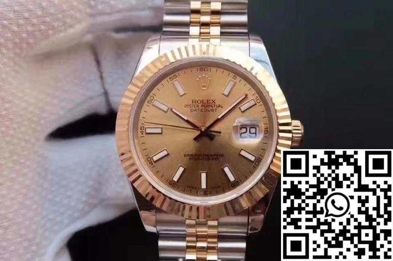 Sustainable Rolex Datejust 126333 41mm Champagne Dial 661