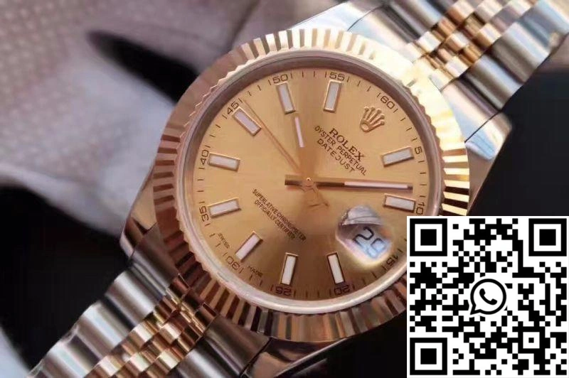 Sustainable Rolex Datejust 126333 41mm Champagne Dial 661
