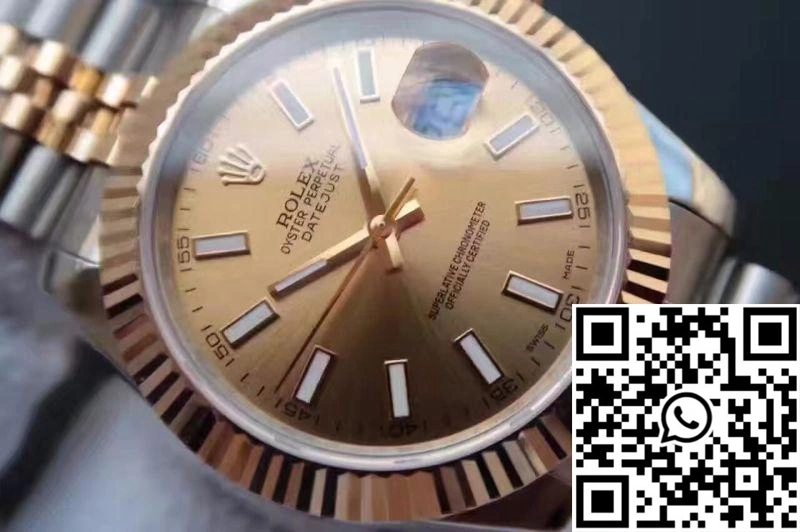 Sustainable Rolex Datejust 126333 41mm Champagne Dial 661