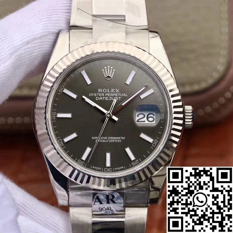 OnTrend Rolex Datejust 126334 41 AR Factory Black Dial 647