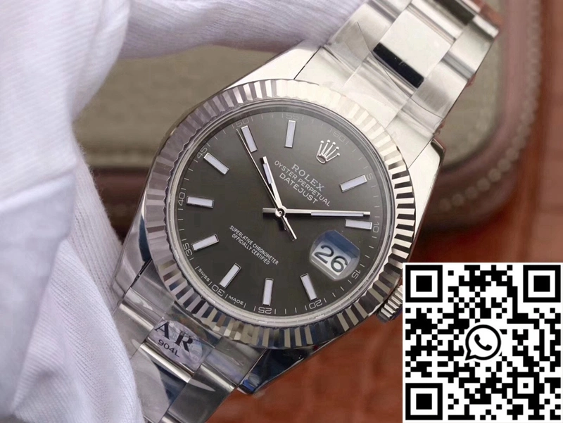 OnTrend Rolex Datejust 126334 41 AR Factory Black Dial 647
