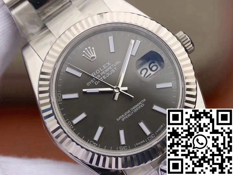 OnTrend Rolex Datejust 126334 41 AR Factory Black Dial 647