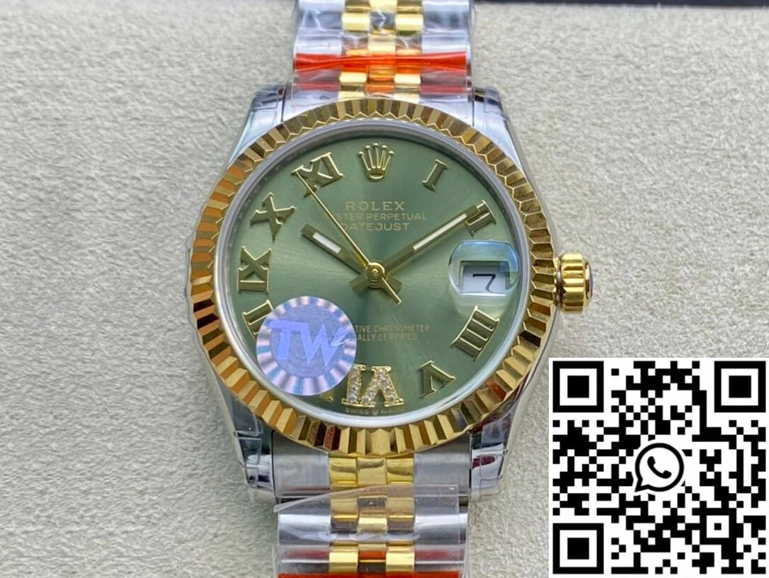 Rolex Datejust 178273 31MM TW Factory Green Dial Tailored 722