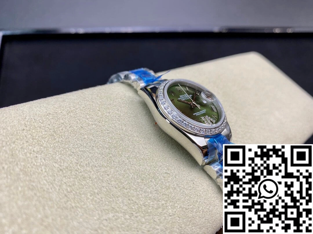 Efficient Rolex Datejust 28MM BP Factory Diamond-set Green Dial 711
