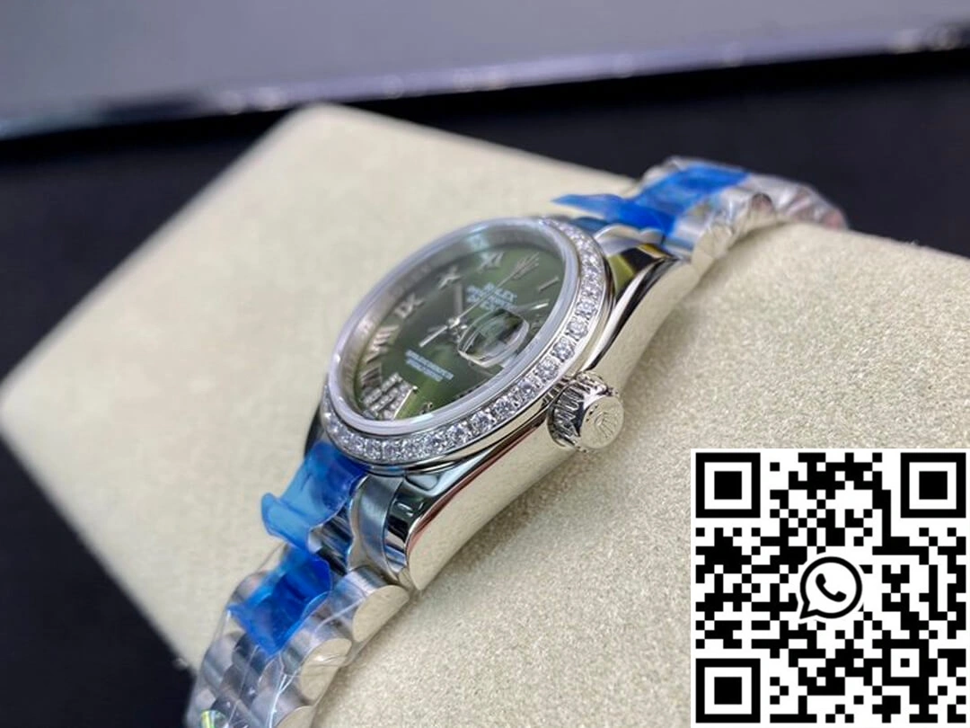 Efficient Rolex Datejust 28MM BP Factory Diamond-set Green Dial 711